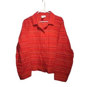Coldwater Creek Women's Button Up Shirt Size Large